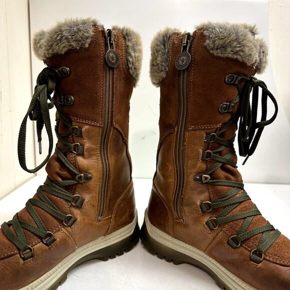 VERY GOOD Santana Canada Women's Marinda Boot Brown Weatherproof EU 41 / US 10 - Picture 6 of 13